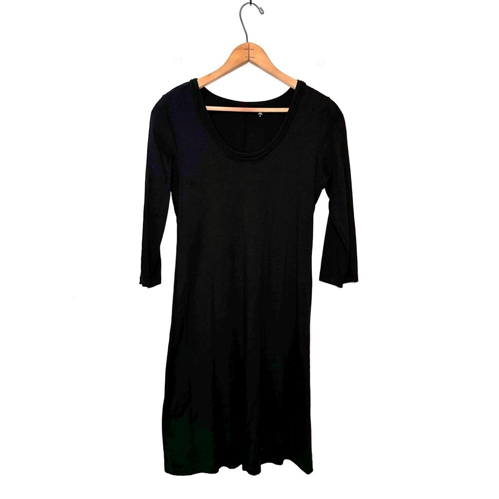 Garnet Hill | Black Lightweight Dress Size XS - Picture 1 of 6